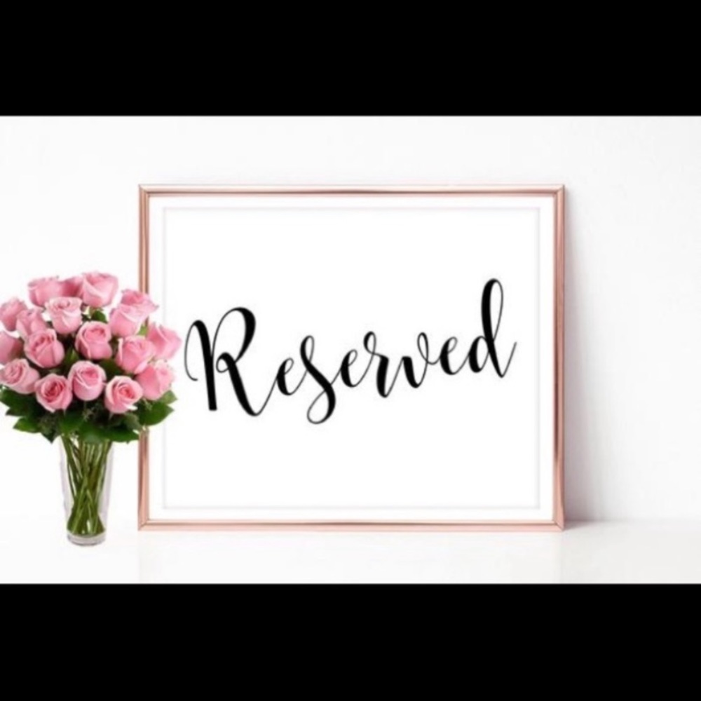 Reserved💕